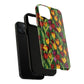 Floral Luminous Whirl Tough Magnetic iPhone Case, Stylish Protection for Everyday Life, Gift for Flower Lovers, Unique iPhone Accessory, Stained Glass iPhone Protection.