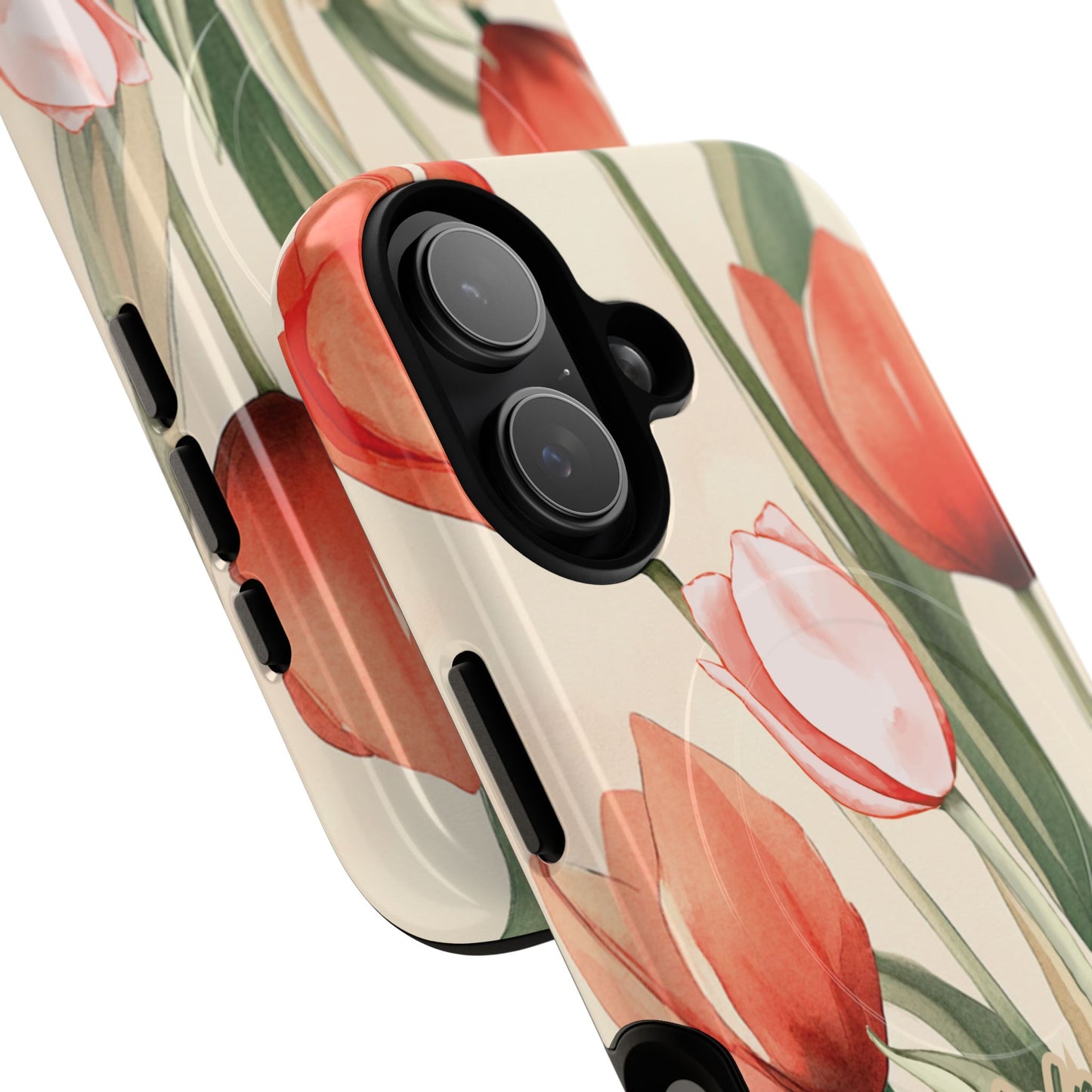 My Help comes from the Lord Psalm 121:2, Inspirational Gift, Tough iPhone Magnetic Case Scripture, Floral Bible Verse, MagSafe® iPhone® Tough Case, iPhone 14, iPhone 15, iPhone 16, Pro, Pro Max, Plus.