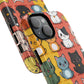 Cute Cat Magnetic Phone Cases for Pet Lovers, Durable Cases, Animal Design, Fun Gift, Unique Accessories
