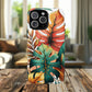 Tropical Monstera Leaf Phone Case - Stylish Tough Magnetic Cases, Floral Protection, Summer Vibe, Gift for Nature Lovers, Trendy Mobile Accessories