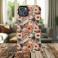 Spirit in Bloom Tough iPhone Magnetic Cases, Cute iPhone Accessories, Flower Design, Gifts for iPhone 14, 15, 16, 17, Pro Max, Boho Style, Western Style