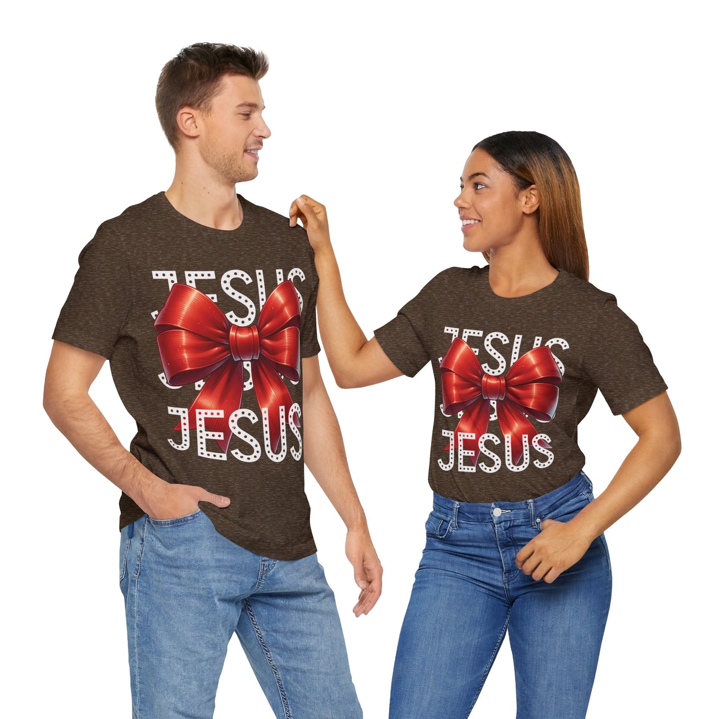 JESUS Unisex Jersey Bella Canvas Short Sleeve Tee.