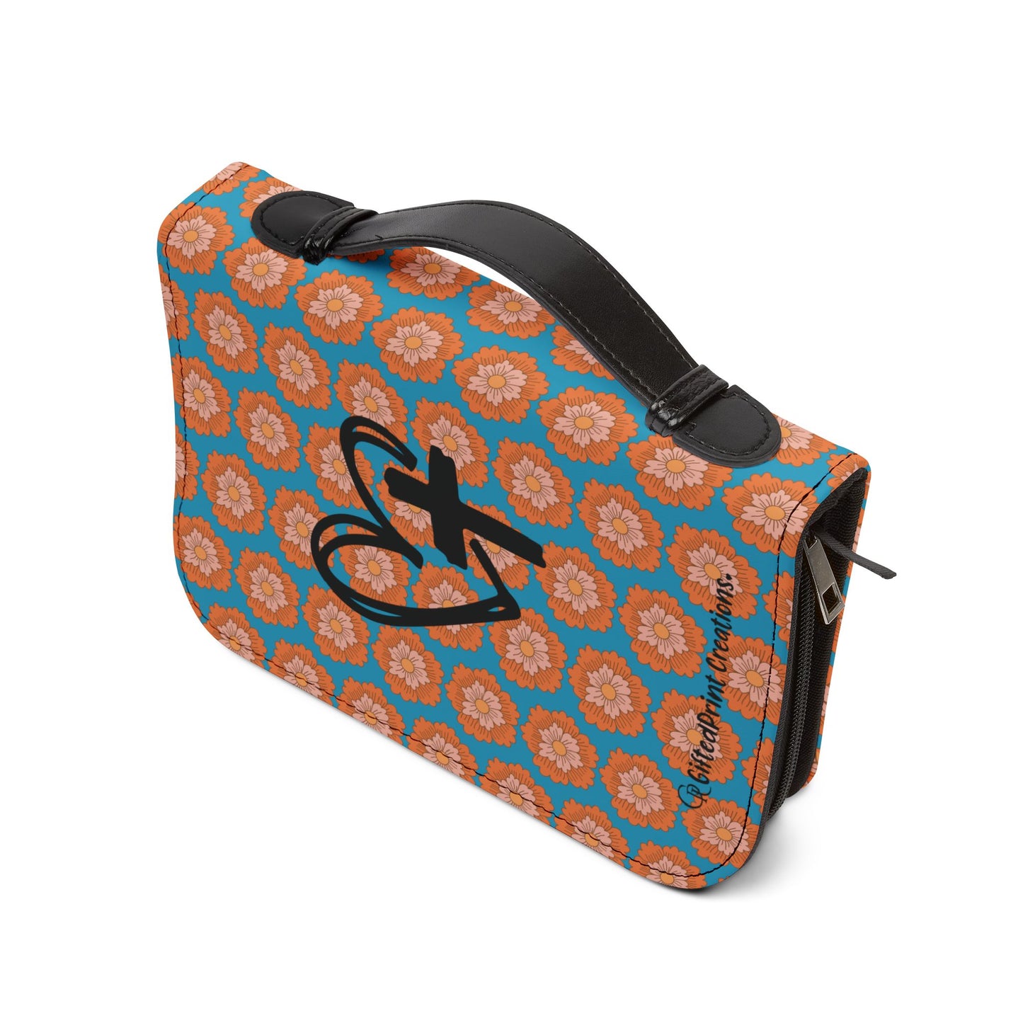 Personalized Floral Bible Cover - Trust in the Lord Design for Believers| Baptism | Christening | Anniversary | Birthday Gifts.