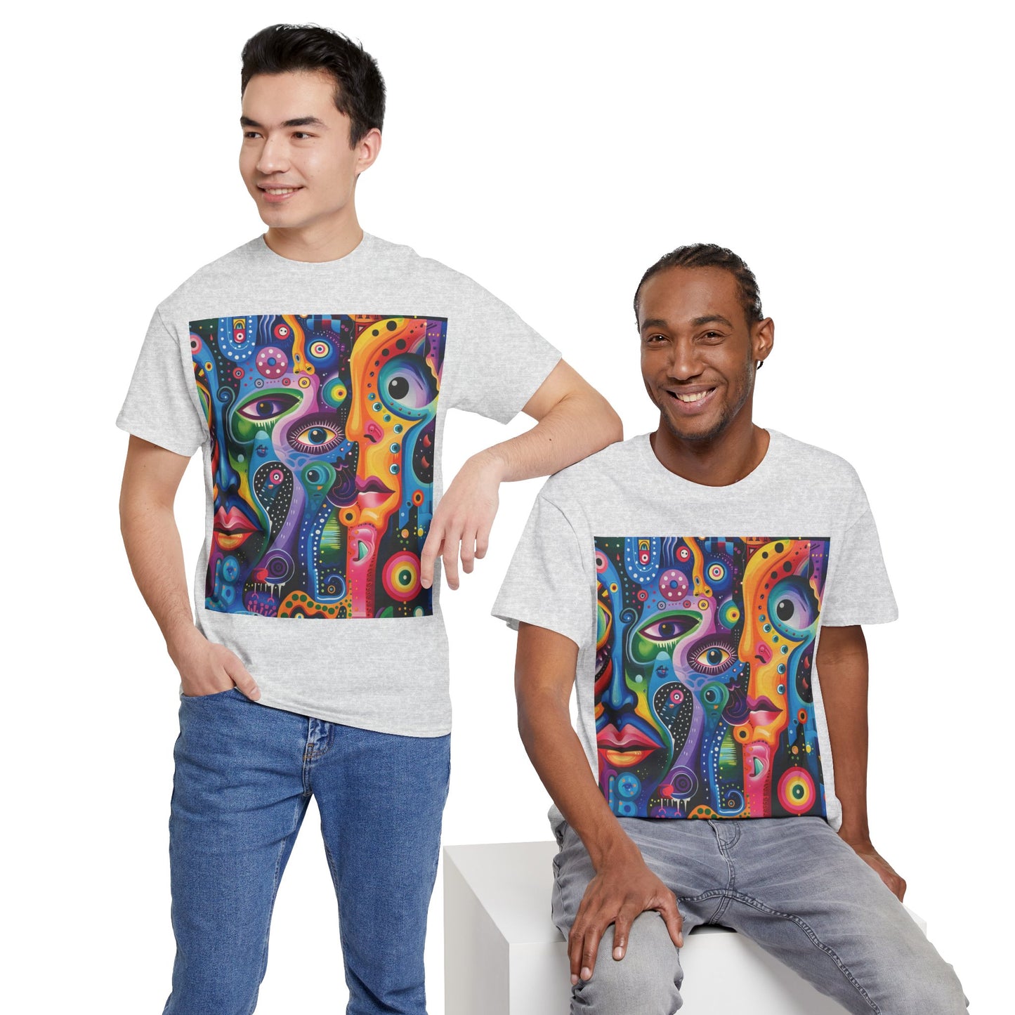 Psychedelic Visions Unisex Heavy Cotton Tee