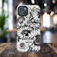 Loved John 3:16, Inspirational Gift, Tough iPhone Magnetic Case Scripture, Sunflower Bible Verse, MagSafe® iPhone® Tough Case, iPhone 14, iPhone 15, iPhone 16, Pro, Pro Max, Plus
