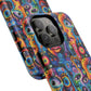 Psychedelic Visions Tough iPhone Magnetic Case - Unique Art iPhone Cover