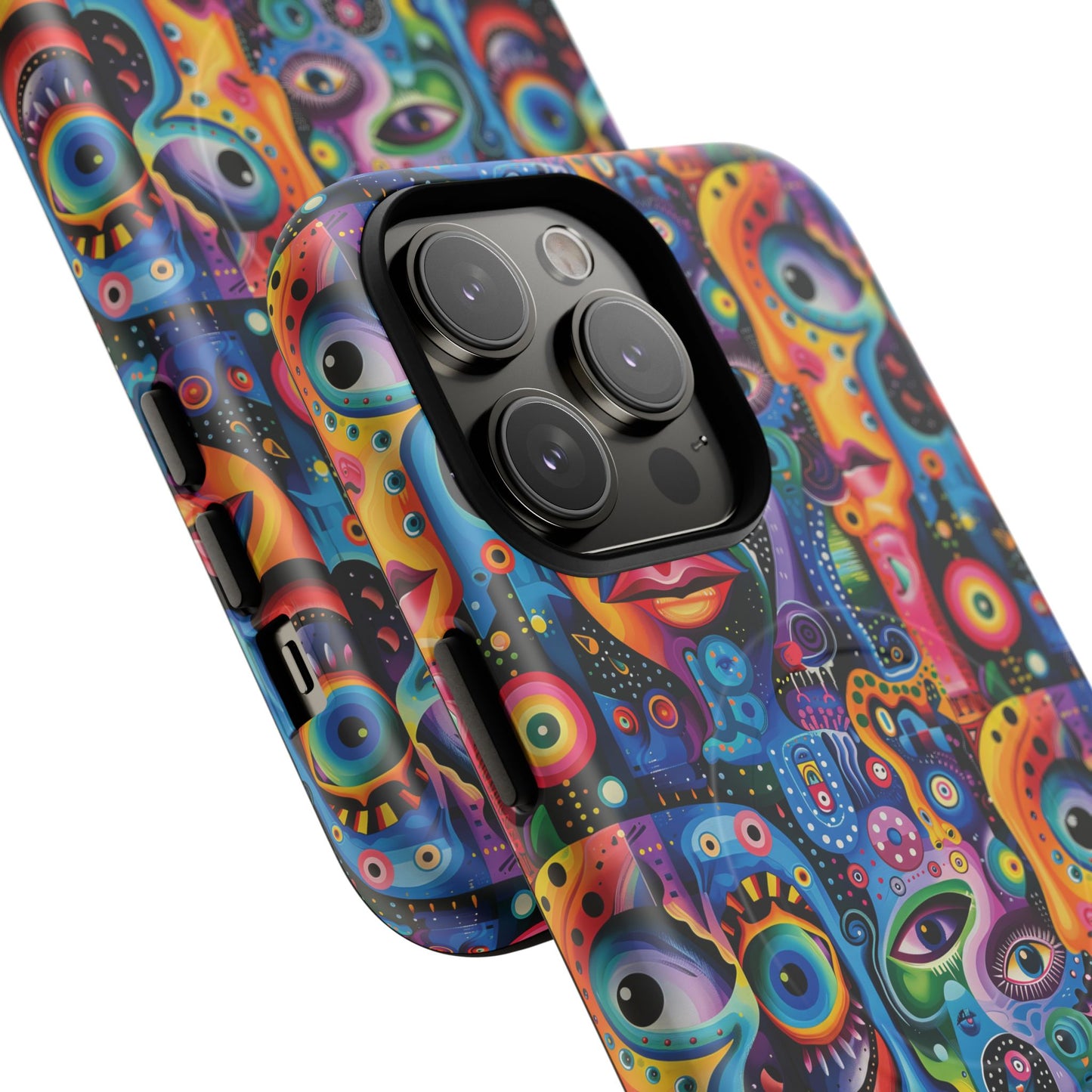 Psychedelic Visions Tough iPhone Magnetic Case - Unique Art iPhone Cover