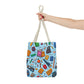 Blue Academic Adventures Tote Bag