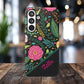 Personalized Floral Fantasy Samsung and Google Pixal Phone Case – Personalized Tough Cases with Colorful Garden Design