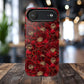 Midnight Poppy Luxe Tough iPhone Magnetic Case, Unique Flower iPhone Cover, Durable Floral Design, Gift for Her, Gift for Mother's.