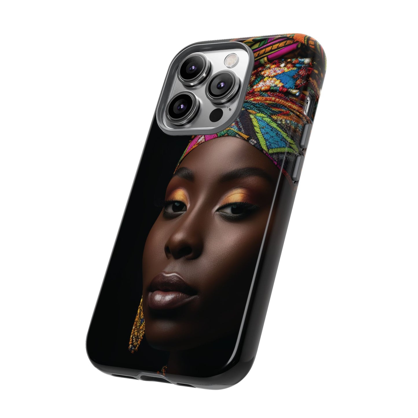 Regal Reflections: African Majesty Tough Google Pixel, iPhone and Samsung Cases.