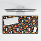 Whimsical Feline Garden Desk Mats