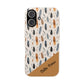 Personalized Whispering Feathers Samsung and iPhone Biodegradable Case, Custom Name Case.