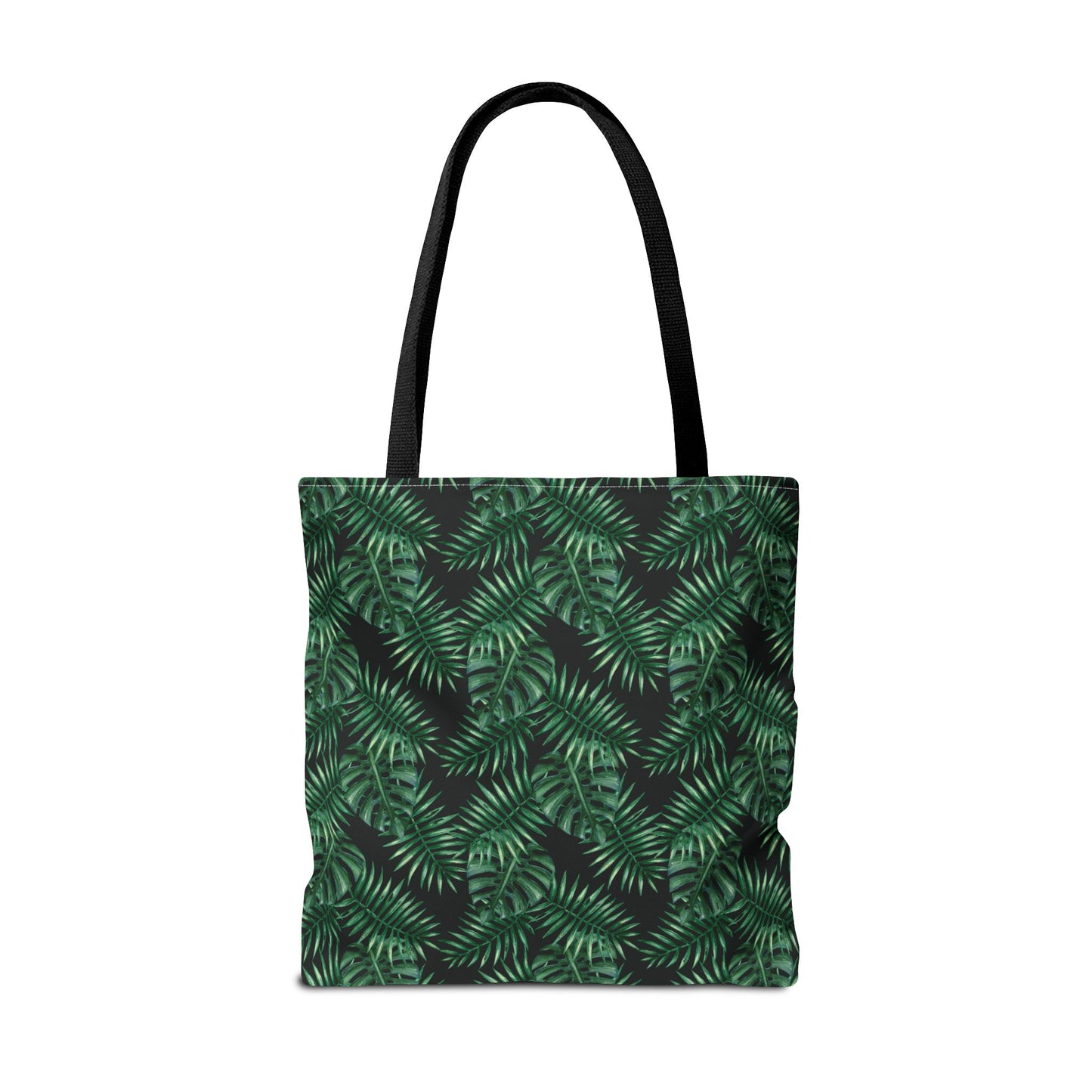 Black Tropical Bliss Tote Bag