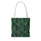 Black Tropical Bliss Tote Bag