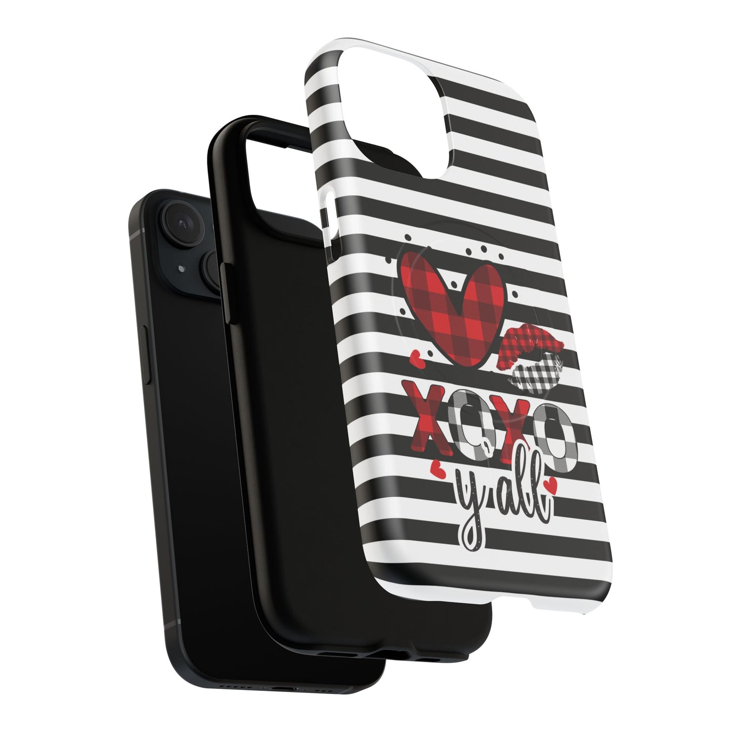 Stylish Tough Magnetic Phone Cases, Trendy Gifts for Her, Holiday Accessories, Floral Design, Cute Phone Protection