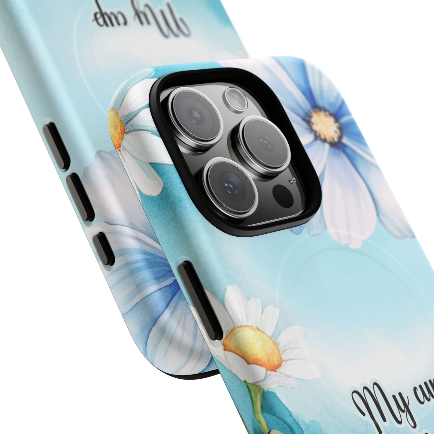 My Cup Overflows Psalm 23:5 | Inspirational Gift, Tough iPhone Magnetic Case | Scripture, Bible Verse, MagSafe® iPhone® Tough Case, iPhone 14, iPhone 15, iPhone 16, Pro, Pro Max, Plus,