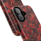 Crimson Bloom Tough iPhone Magnetic Case, Protective iPhone Case, Stylish iPhone Cover, Gift for Her, Mother's and Birthday Gifts, Unique Floral Accessories