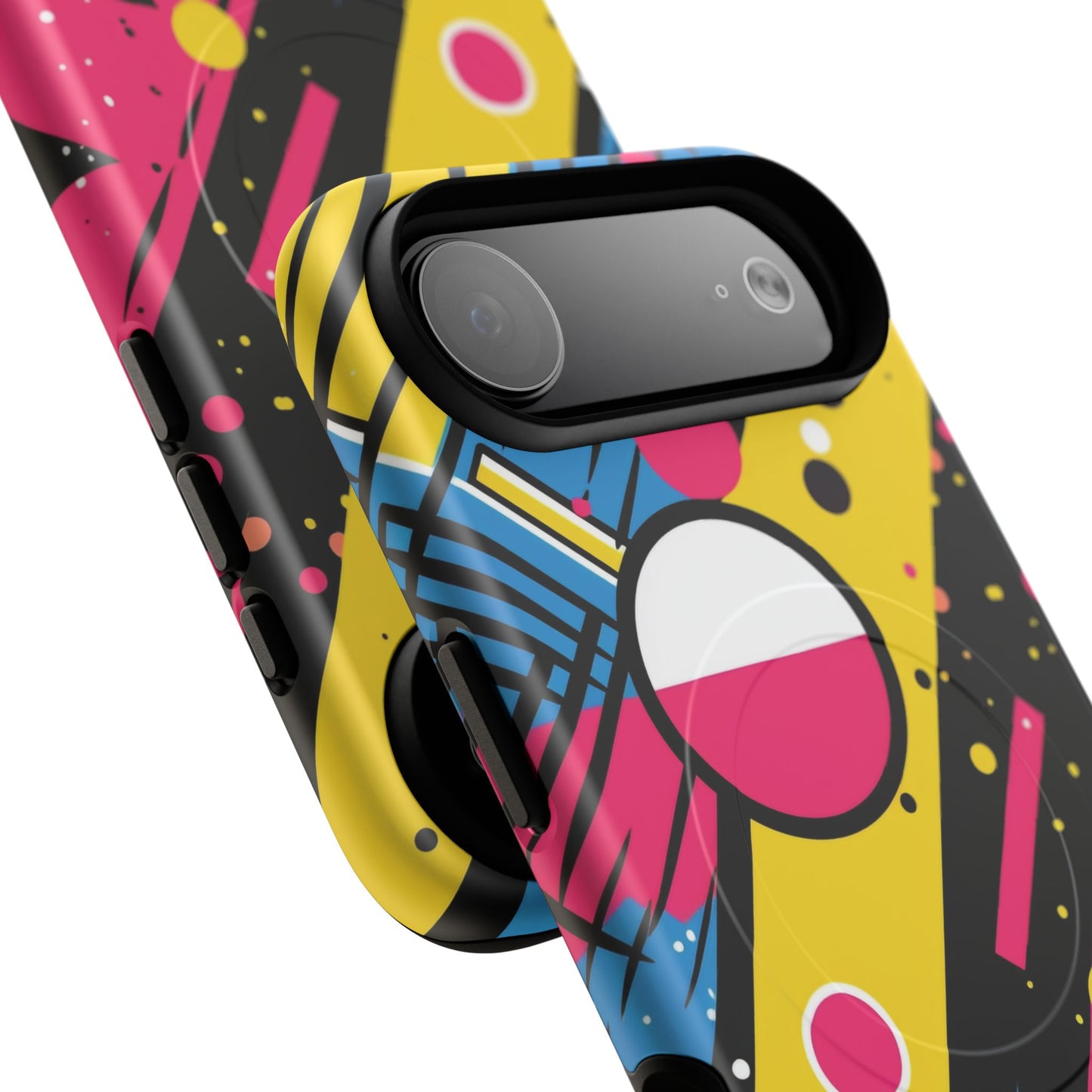 Electric Motion Mix iPhone Cases for Creative Souls | Tough iPhone Magnetic Cases, Stylish Protection, Unique iPhone Accessories, Gift for Art Lovers, Retro Vibes