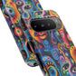 Psychedelic Visions Vibrant Art Google Pixel, iPhone and Samsung Phone Case - Tough Cases for Creative Souls