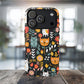 Whimsical Feline Garden iPhone, Samsung or Google Pixel Tough Cases