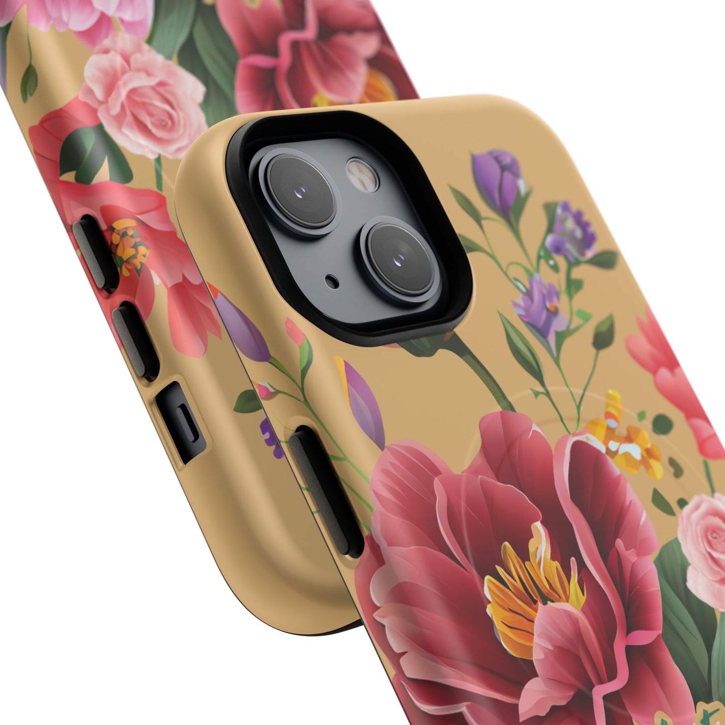 Let your Light Shine Matthew 5:16, Inspirational Gift, Tough iPhone Magnetic Case Scripture, Floral Bible Verse, MagSafe® iPhone® Tough Case, iPhone 14, iPhone 15, iPhone 16, Pro, Pro Max, Plus.