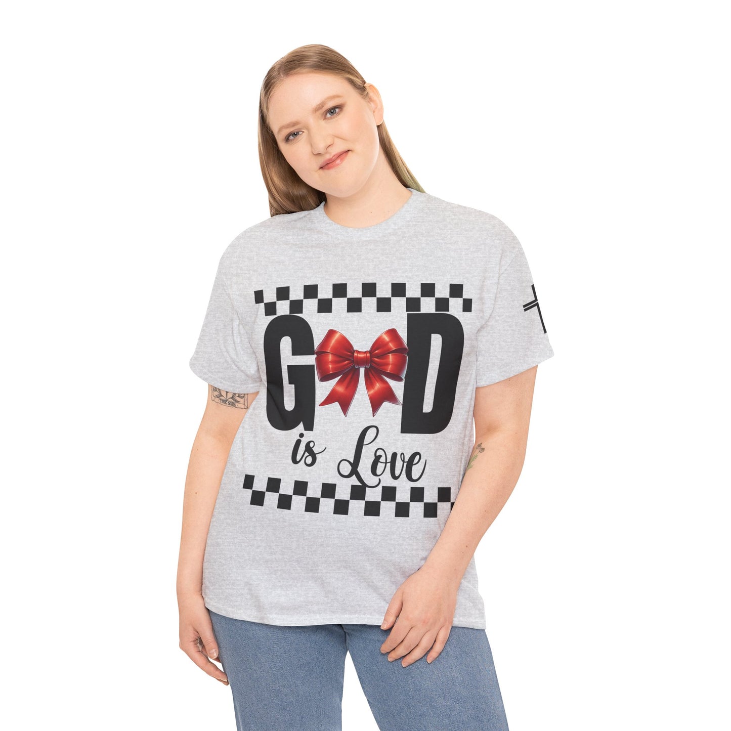 GOD is LOVE Charm Unisex Heavy Cotton Tee.