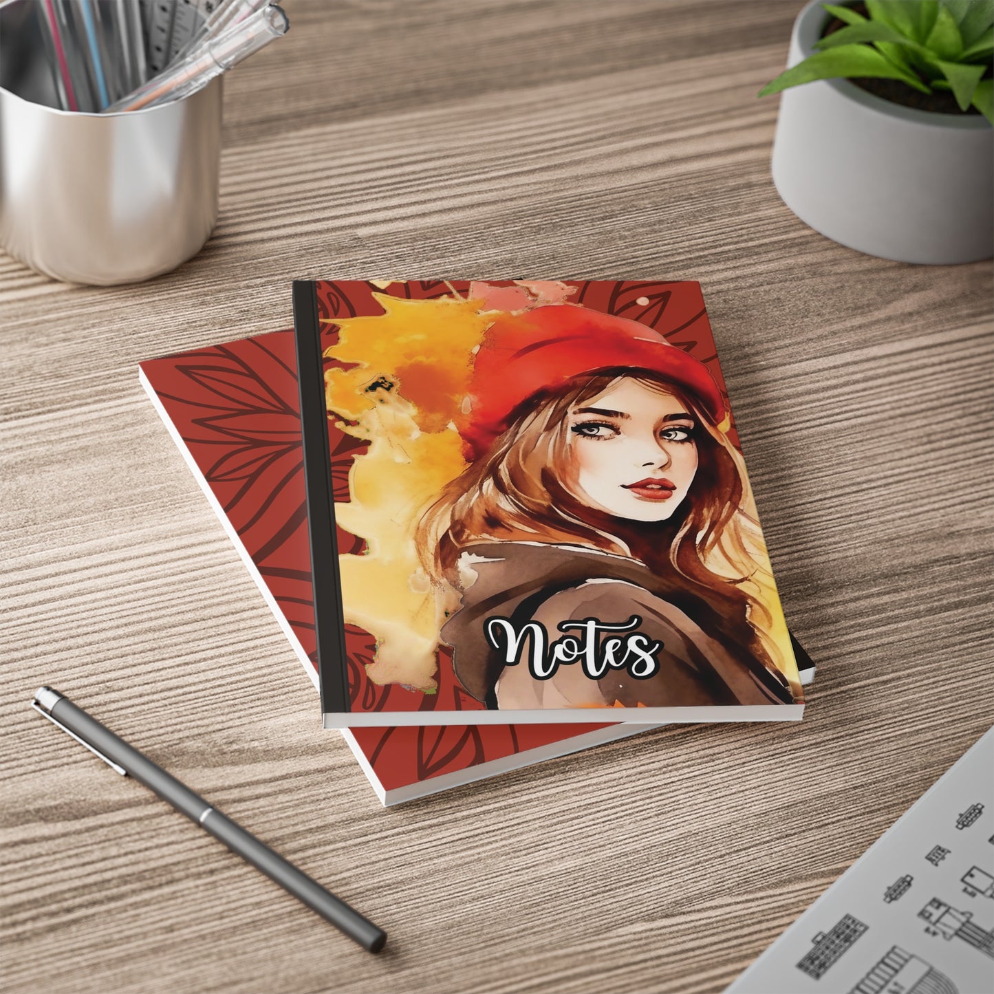 Artistic A5 Notebook, Creative Notebook, Sketchbook, Gift for Artists, School Supplies, Stationery, Dream Journal.