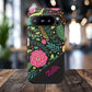 Personalized Floral Fantasy Samsung and Google Pixal Phone Case – Personalized Tough Cases with Colorful Garden Design