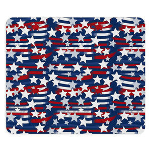 Patriotic Waves Mouse Pad - Perfect for Holiday Gifting & Workspaces