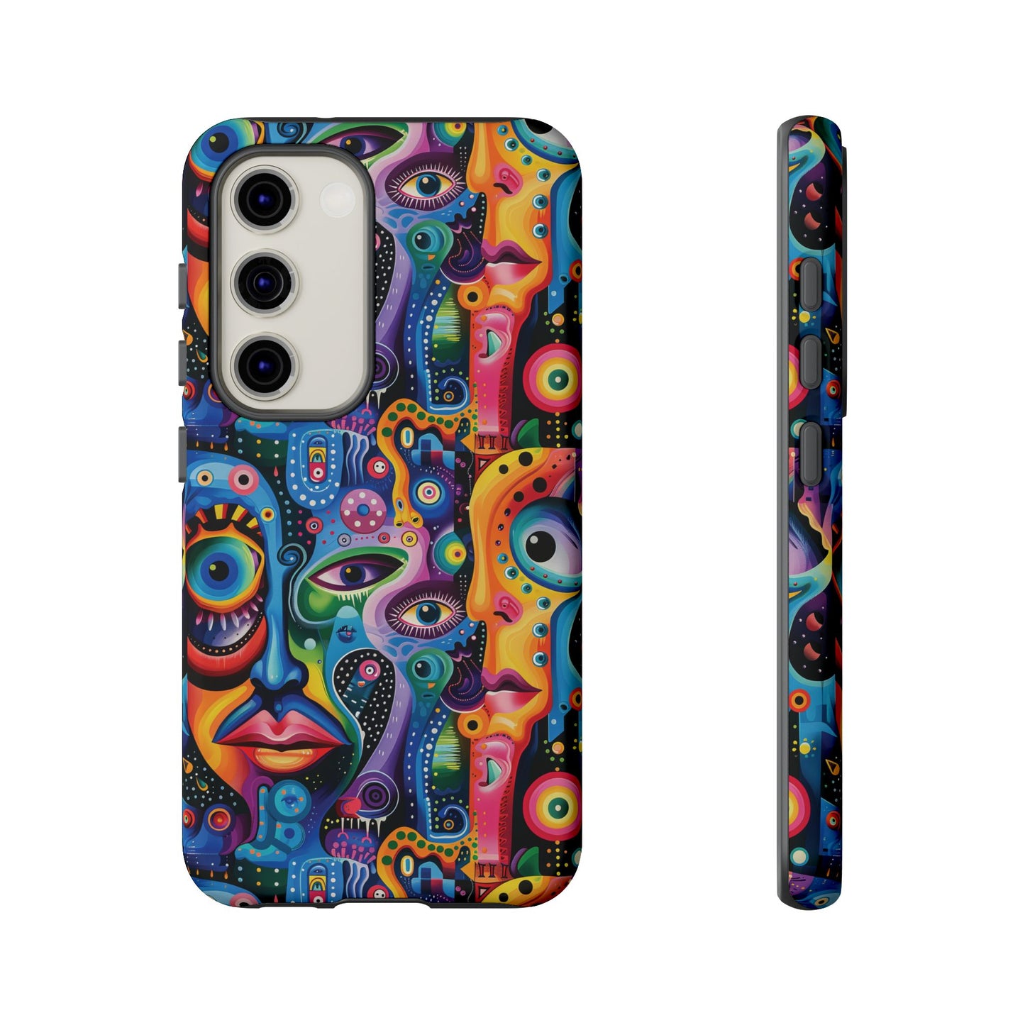 Psychedelic Visions Vibrant Art Google Pixel, iPhone and Samsung Phone Case - Tough Cases for Creative Souls