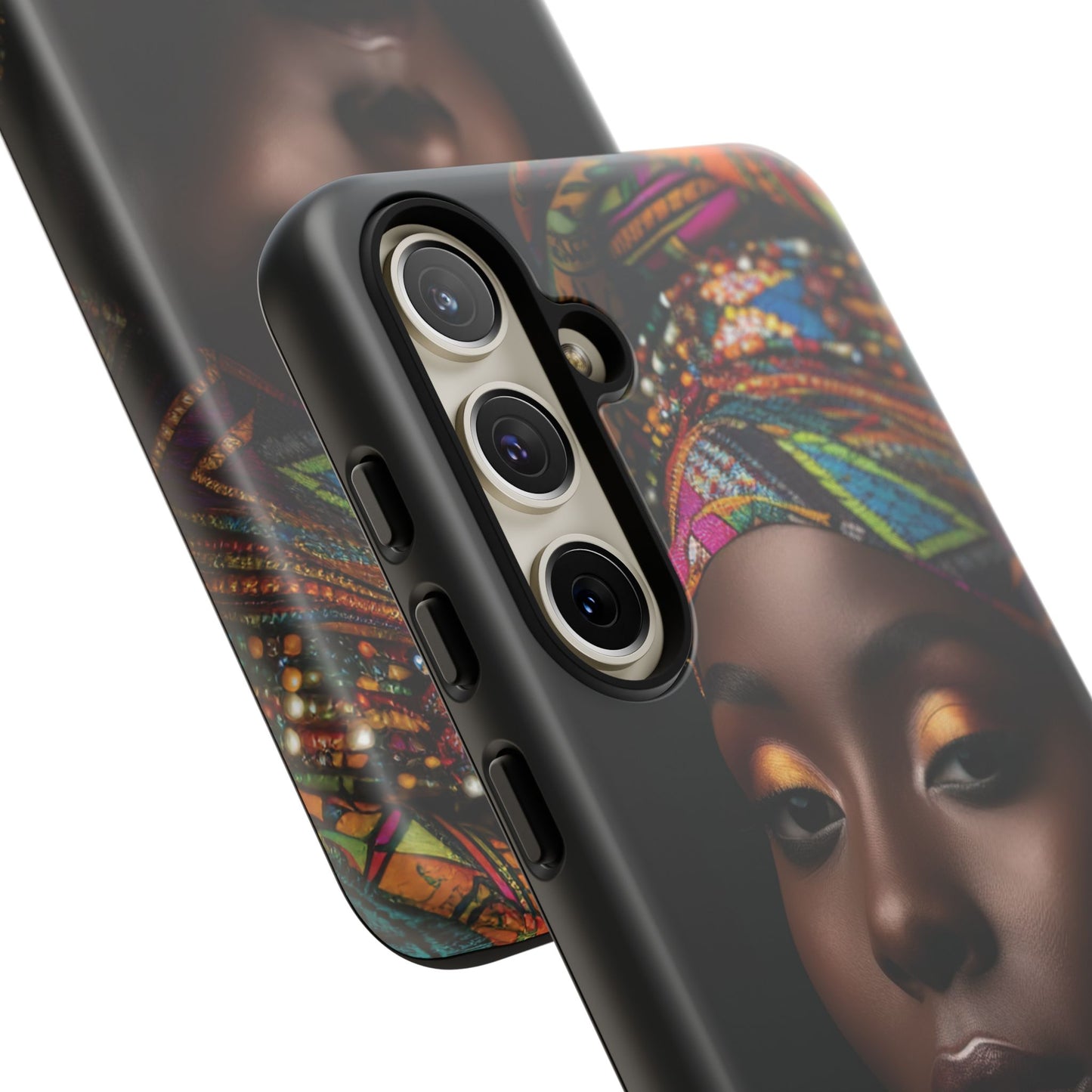 Regal Reflections: African Majesty iPhone, Samsung and Google Tough Phone Cases.