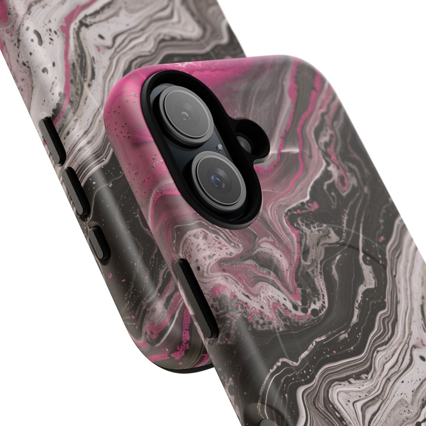 Stylish Magnetic iPhone Cases for Tough Protection, Trendy iPhone Covers, Gift for Teens, Modern Tech Accessories, Marble iPhone Design Cases