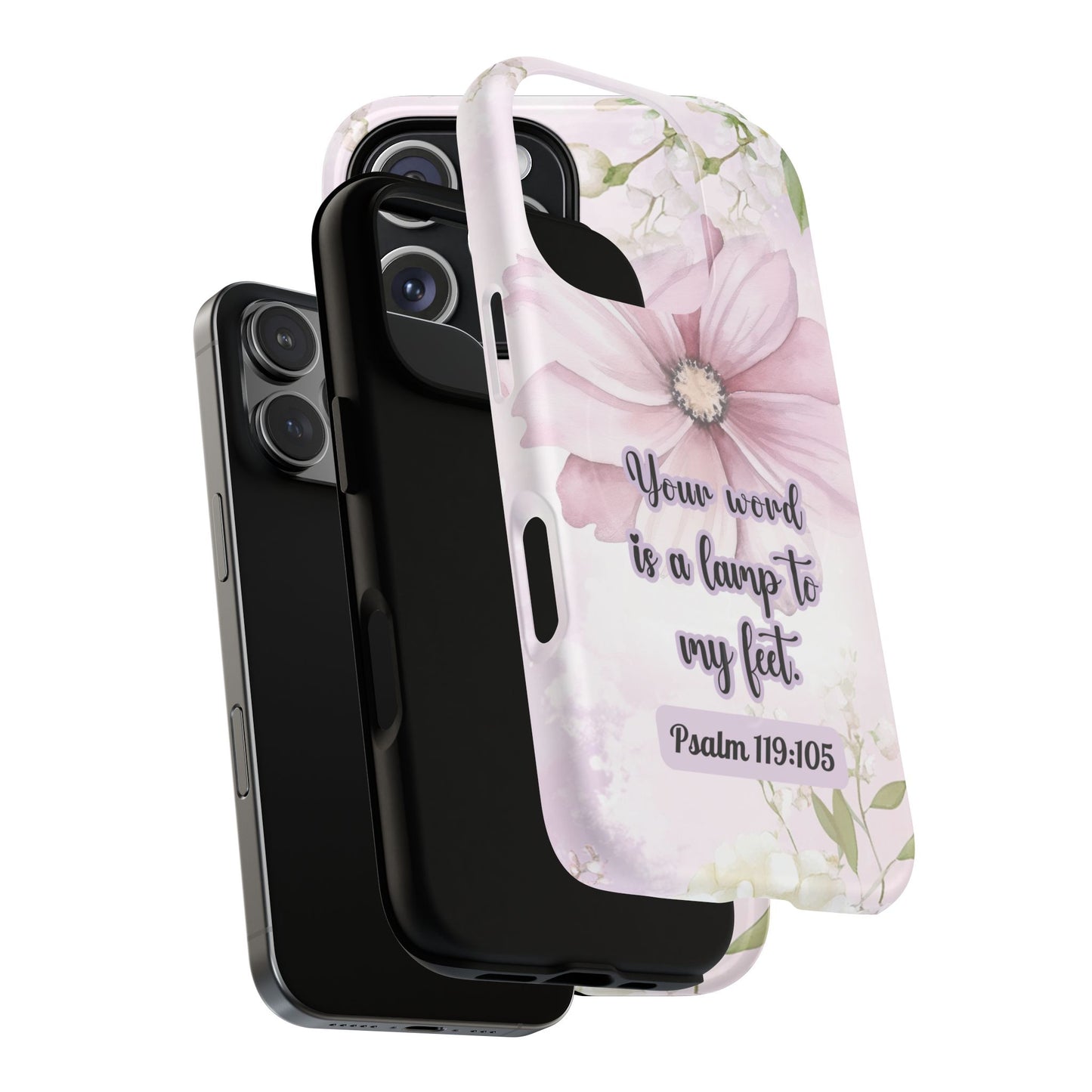 Your Word is a Lamp to My Feet Psalm 119:105 | Inspirational Gift, Tough iPhone Magnetic Case | Scripture, Bible Verse, MagSafe® iPhone® Tough Case, iPhone 14, iPhone 15, iPhone 16, Pro, Pro Max, Plus