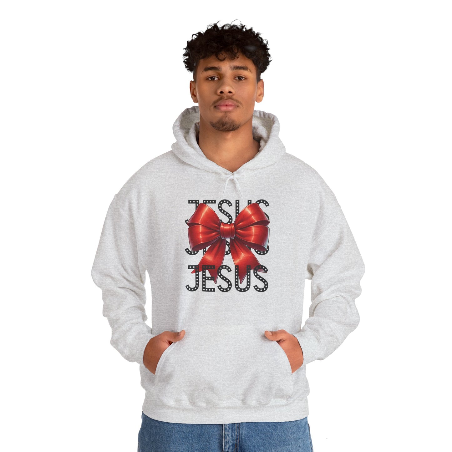 JESUS Unisex Heavy Blend™ Gildan Hooded Sweatshirt.