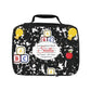 Personalized Black Composition Book Inspired Colorful Kids Lunch Bag for School, Snack Bag, Lunch Tote, Lunchbox, Kids' Bag with Fun Back to School Design
