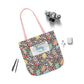Personalized Black Doodle Daydream Composition Book Inspired Canvas Tote Bag with Colorful Straps, Cute School Bag, Eco-Friendly Tote, Back to School Shopping Bag, Teacher Gift Idea