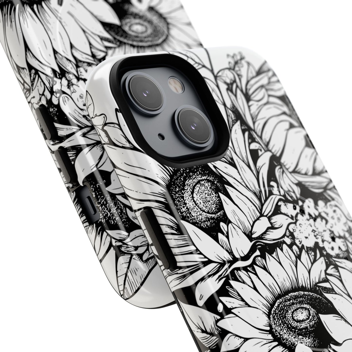 Loved John 3:16, Inspirational Gift, Tough iPhone Magnetic Case Scripture, Sunflower Bible Verse, MagSafe® iPhone® Tough Case, iPhone 14, iPhone 15, iPhone 16, Pro, Pro Max, Plus