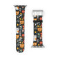 Whimsical Feline Garden Watch Band for Pet and Floral Lovers,