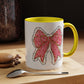 Affirmation Bow Accent Coffee Mug (11oz).