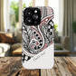 InkWhirl Fusion Stylish Tough Magnetic iPhone Case,  Unique Design, Gift for Him/Her, Trendy Accessory, Artist Collaboration, Durable Protection,Magsafe iPhone case