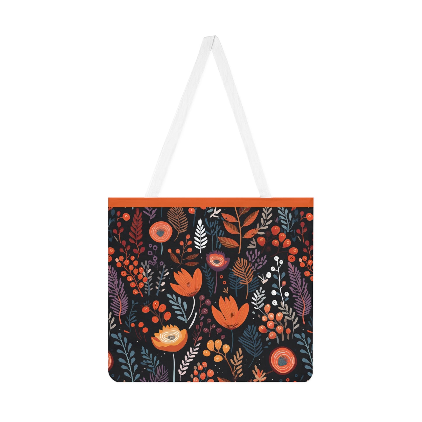Autumn Bloom Shoulder Tote Bag - Colorful Everyday Accessory