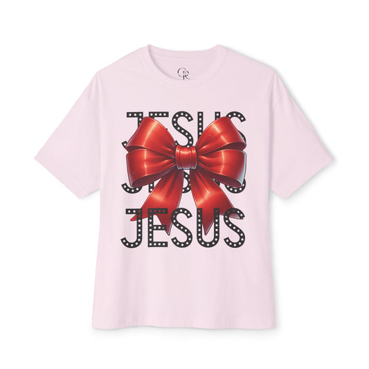 JESUS Charm Unisex Oversized Bella Canvas Boxy Tee