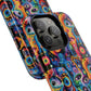 Psychedelic Visions Tough iPhone Magnetic Case - Unique Art iPhone Cover