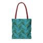 Turquoise Tropical Bliss Tote Bag