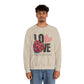 LOVE Always Unisex Heavy Gildan Blend™ Crewneck Sweatshirt.