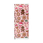 Wrapping Papers - Pink Ginger Bread Holiday Collection - Matte or Glossy Finish - 90gsm Paper