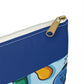 Blue Academic Adventures Accessory Pouch