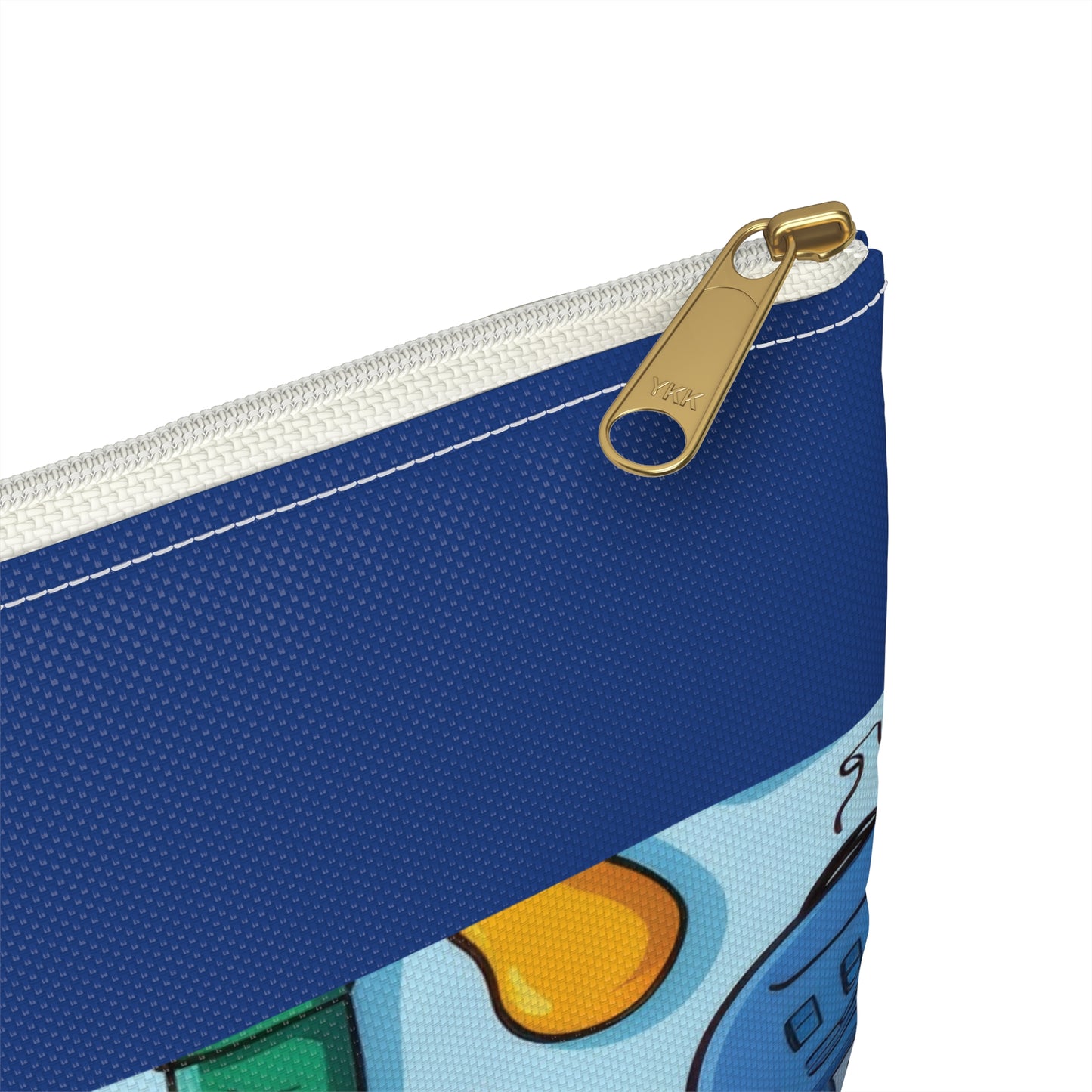 Blue Academic Adventures Accessory Pouch