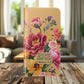 Floral Scripture Flip Case — "Let Your Light Shine" Wallet Phone Cover (Matthew 5:16)
